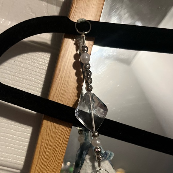 Y2K Tank Top Size Small, Made in Italy Top With Beaded Straps, Y2K top - Picture 3 of 12